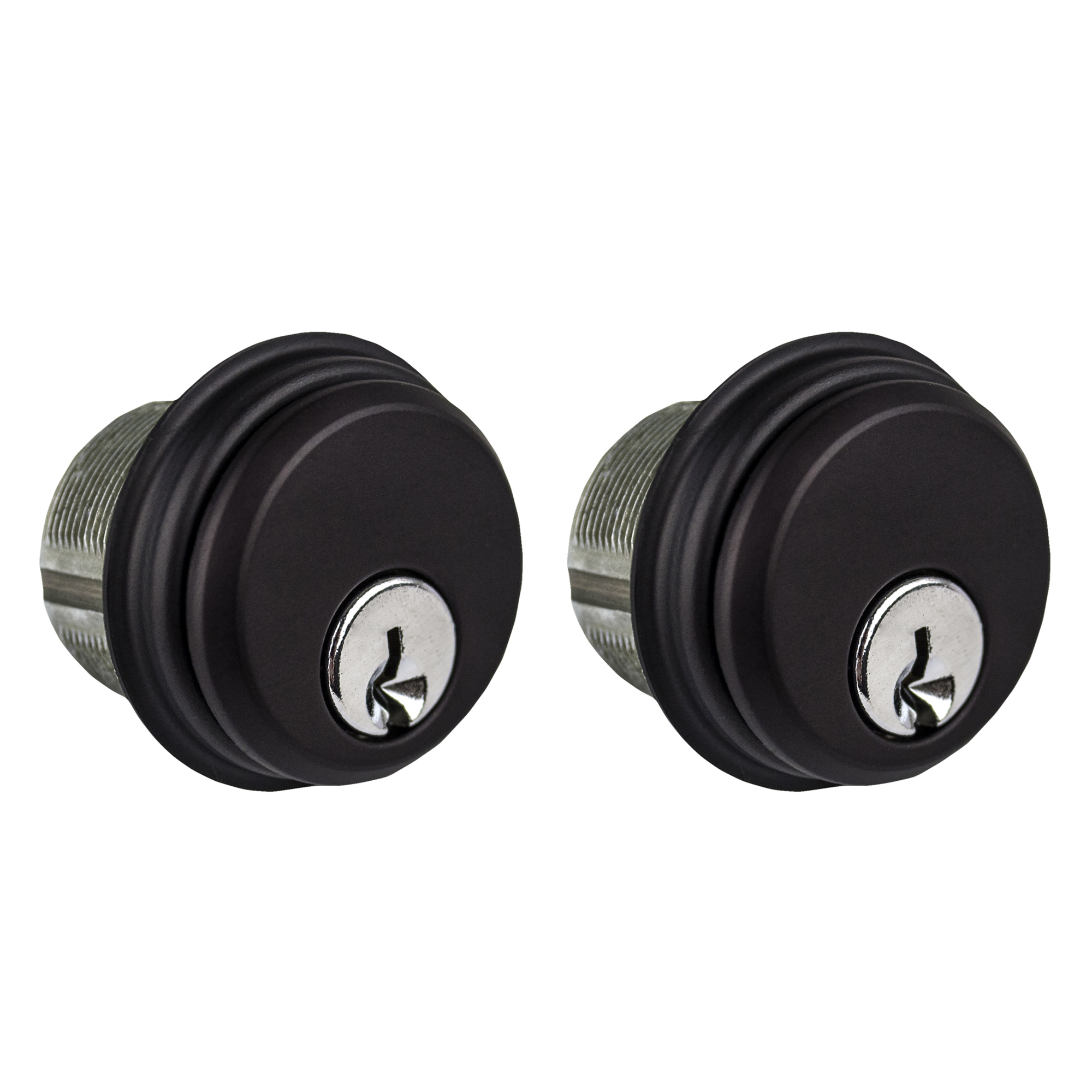 Global Door Controls Double Cylinder Mortise Lock — 1-5/32in. Zinc, Keyed Alike, Duronodic, Model# TH1100-ZCX2DU